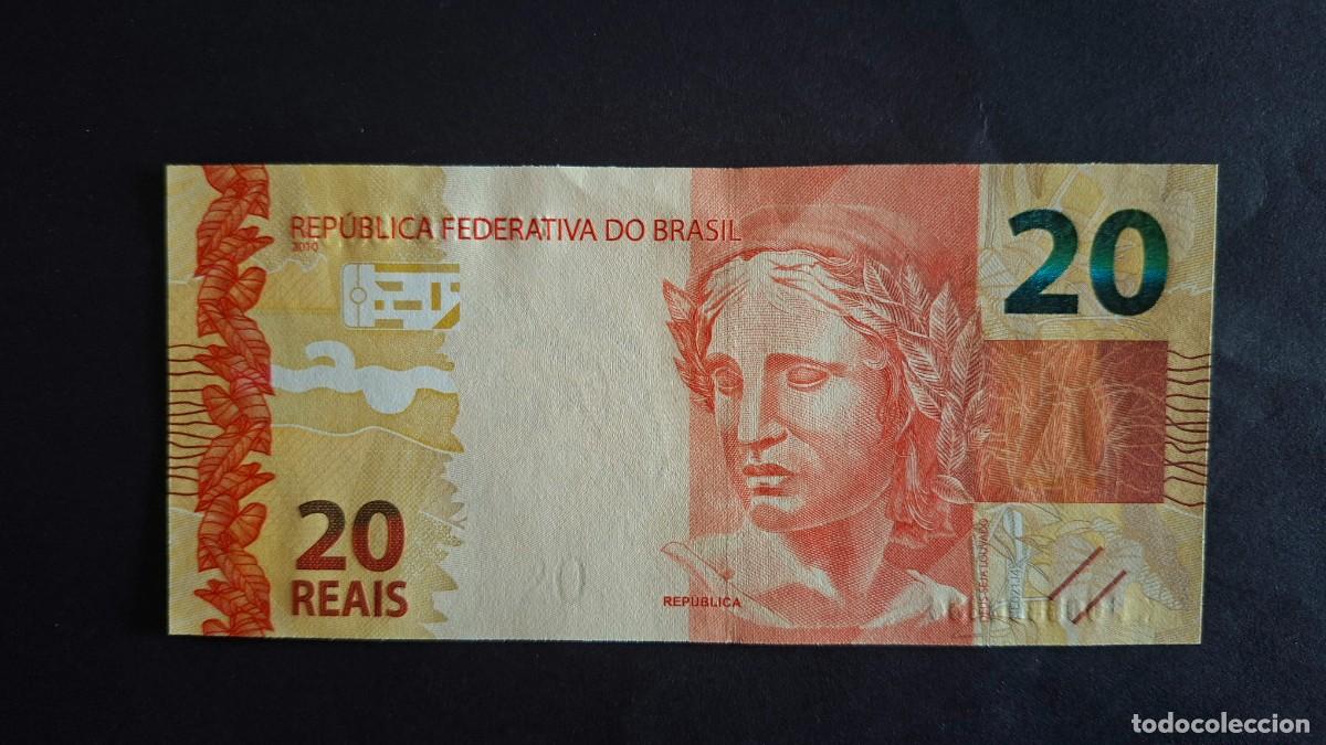 Billetes extranjeros: BRASIL 20 REAIS 2010 P-255e SC