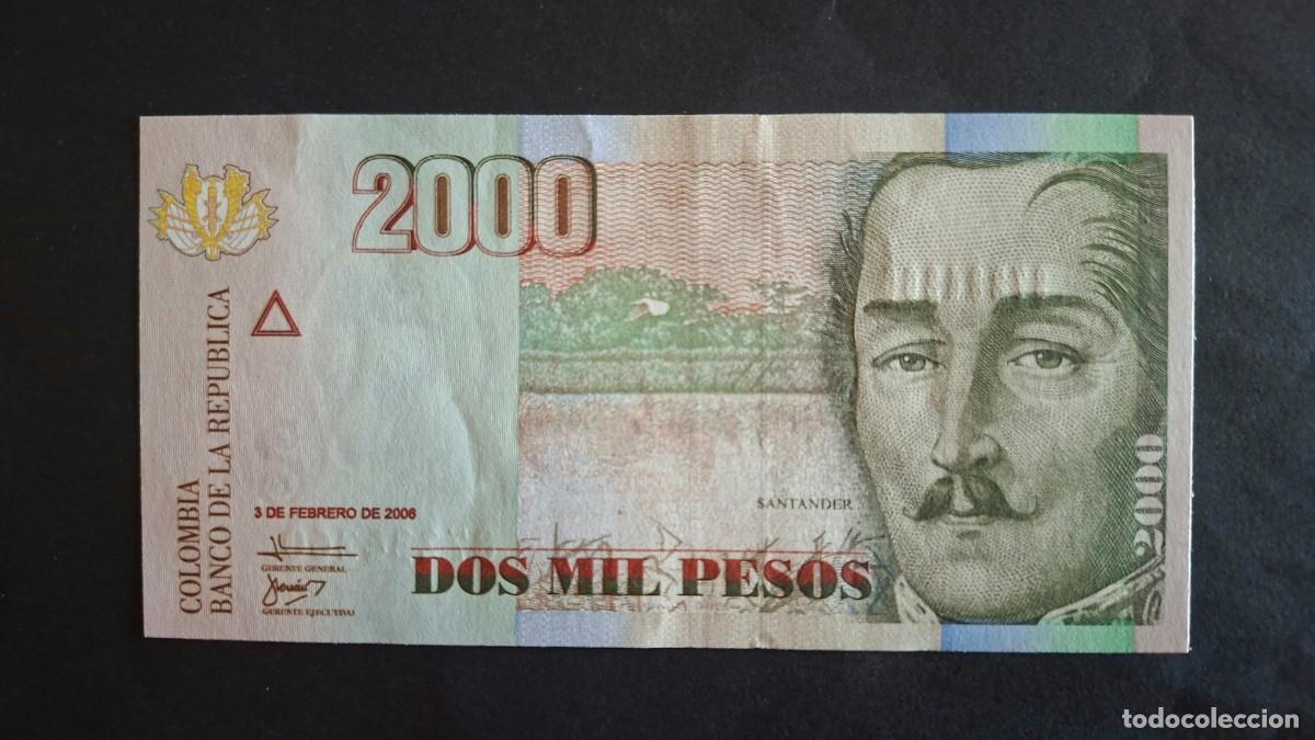 Billetes extranjeros: COLOMBIA 2000 PESOS 2006 P-457c SC