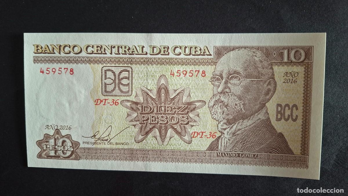 Banconote internazionali: CUBA 10 PESOS 2016 P-117r SC