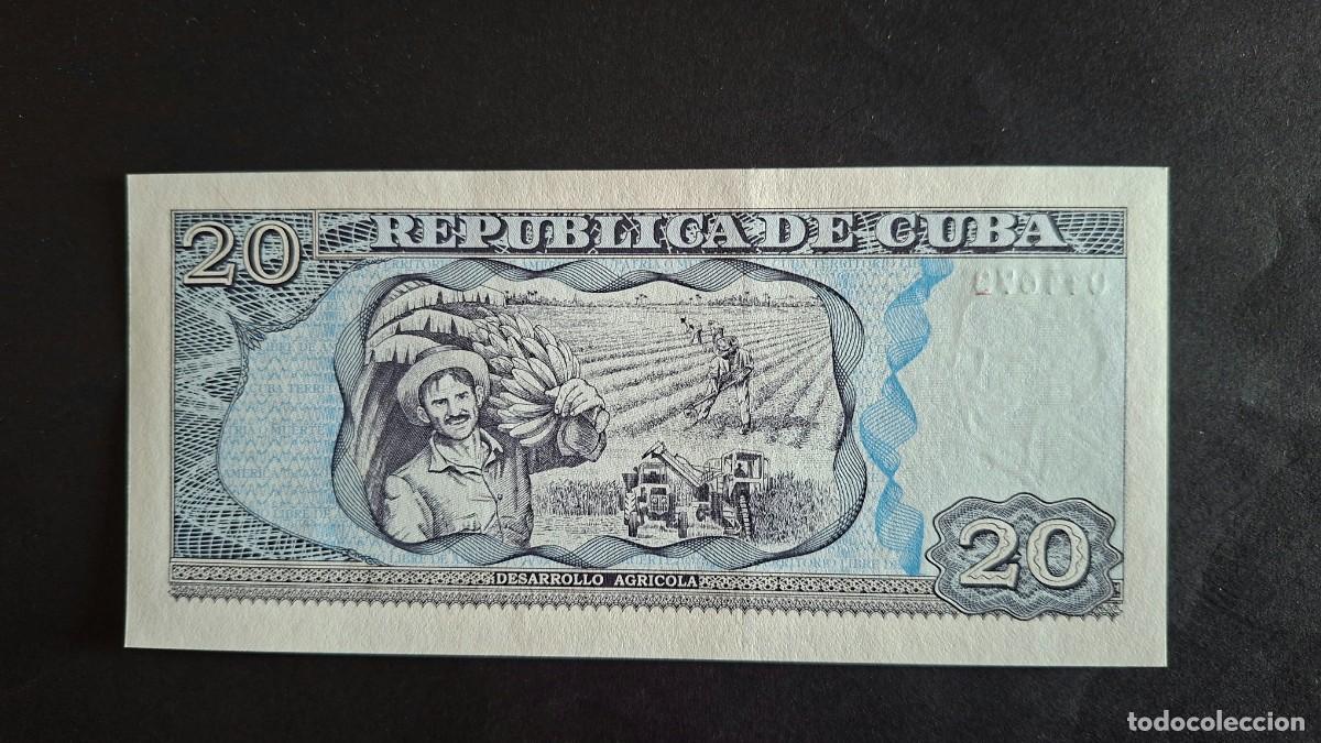 Billetes extranjeros: CUBA 20 PESOS 2002 P-118d SC - Foto 2