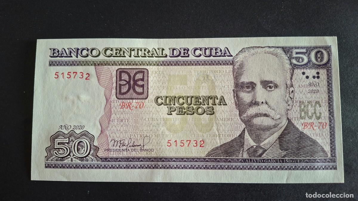 Billets internationaux: CUBA 50 PESOS 2020 P-123m SC