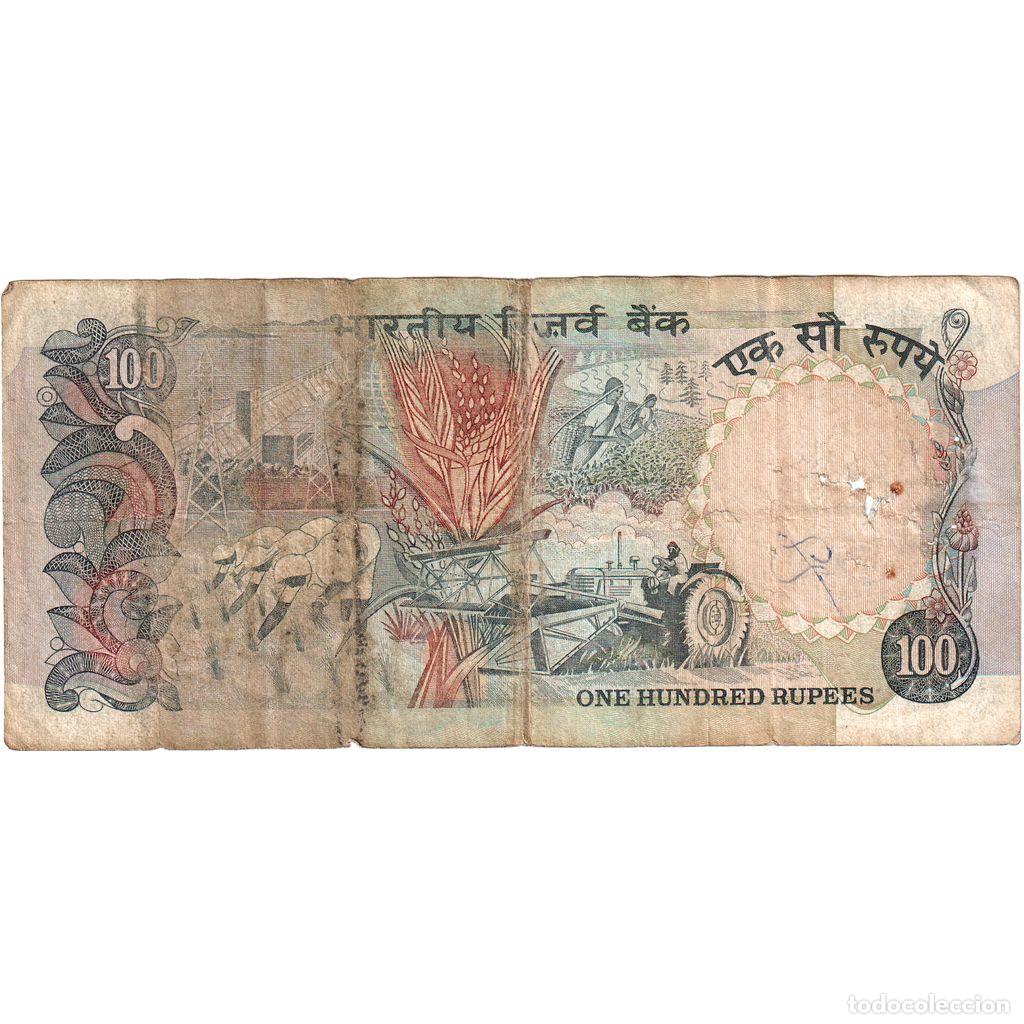 Billetes extranjeros: [#1234810] India, 100 Rupees, BC+ - Foto 2