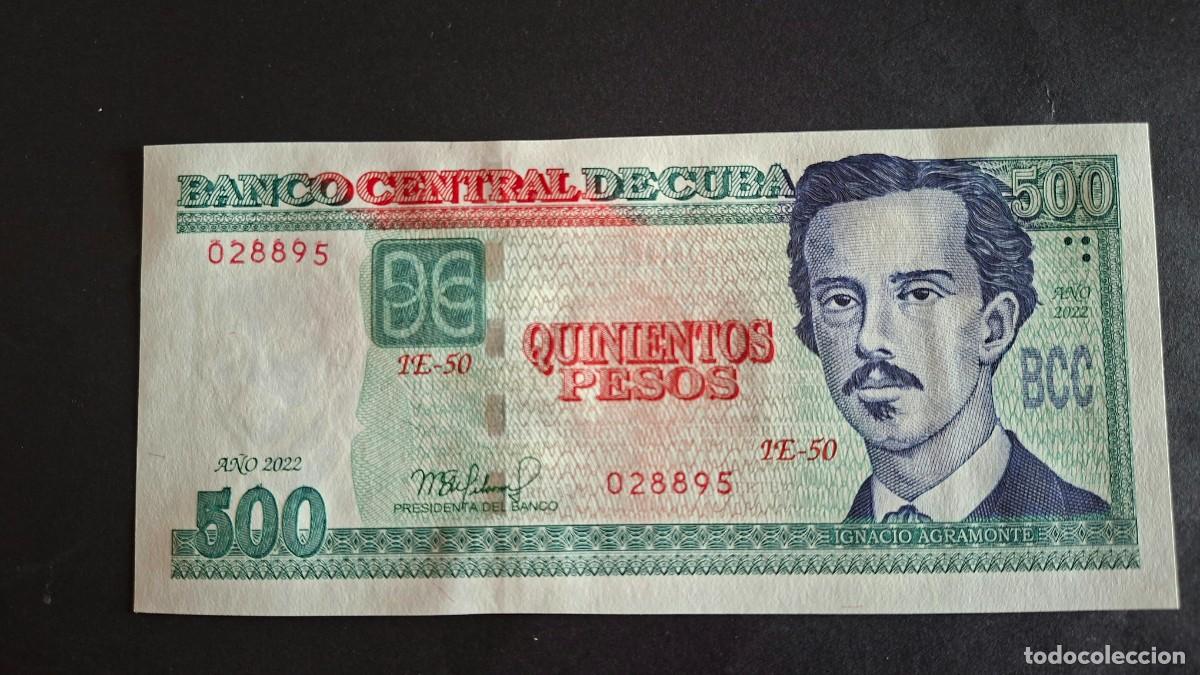 Billets internationaux: CUBA 500 PESOS 2022 P-131d SC