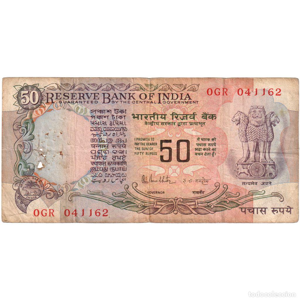 Billetes extranjeros: [#1234819] India, 50 Rupees, BC+