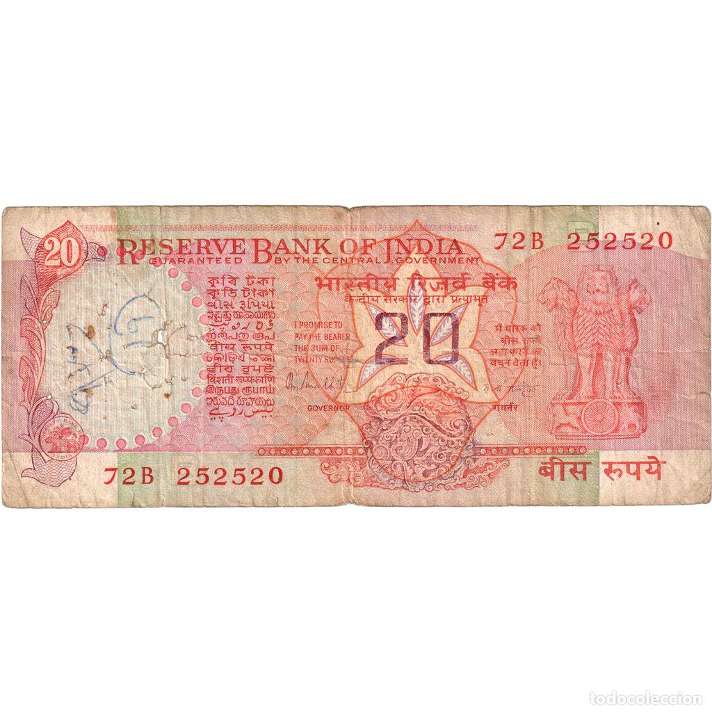 Billetes extranjeros: [#1234811] India, 20 Rupees, BC