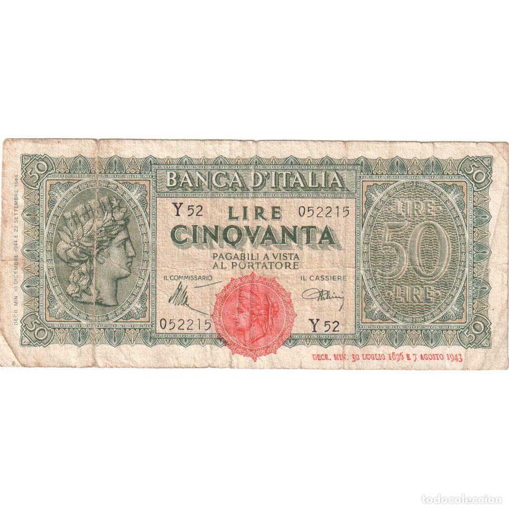 Billetes extranjeros: [#1234825] Italia, 50 Lire, BC