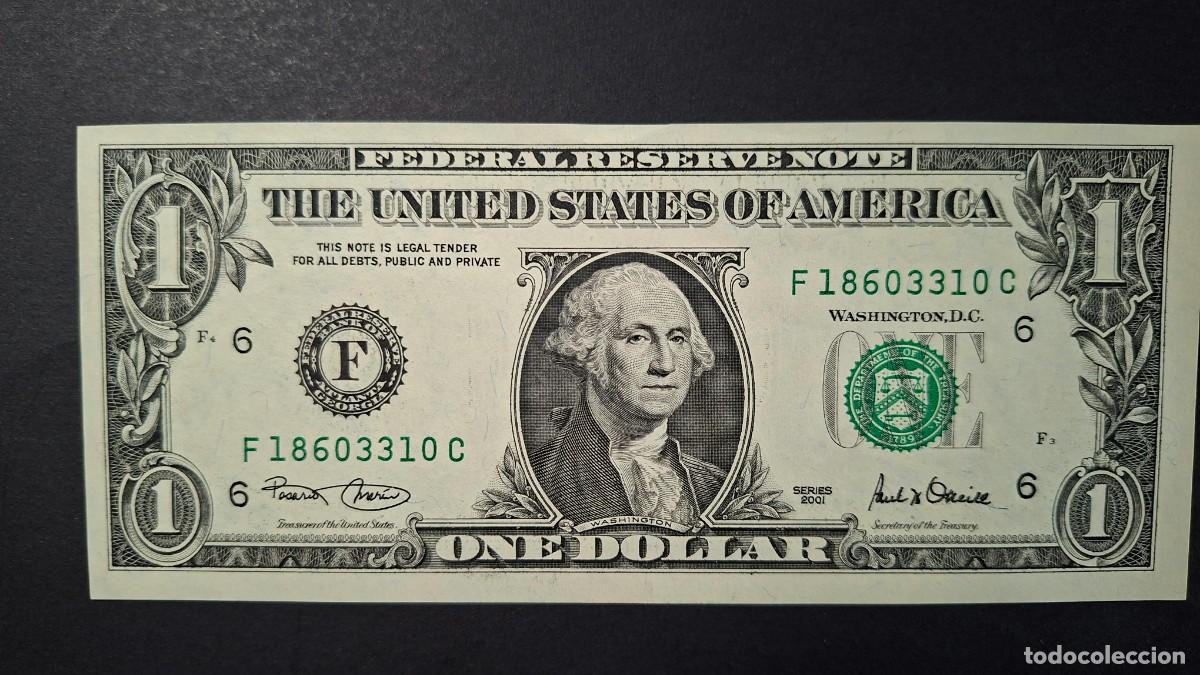 Billets internationaux: USA 1 d&oacute;lar 2001 P-509aF &rdquo;F&rdquo; ATLANTA SC