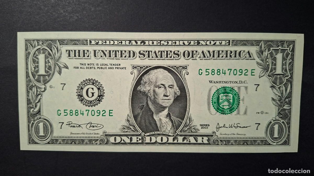 Notas Internacionais: USA 1 D&Oacute;LAR 2003 P-515aG &rdquo;G&rdquo; CHICAGO SC