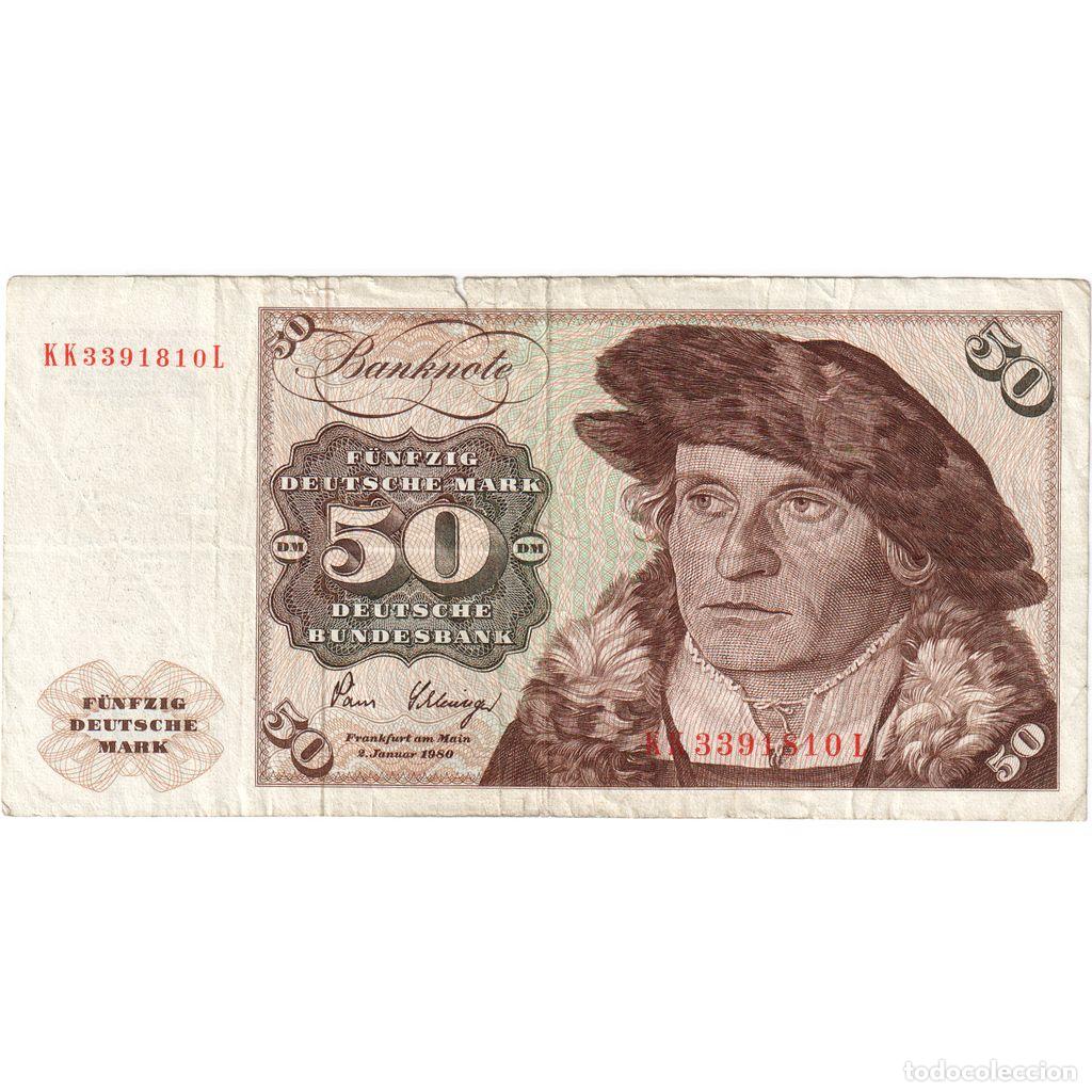 Billetes extranjeros: [#1234891] Billete, 50 Deutsche Mark, 1980, ALEMANIA - REP&Uacute;BLICA FEDERAL, 1980-01-02