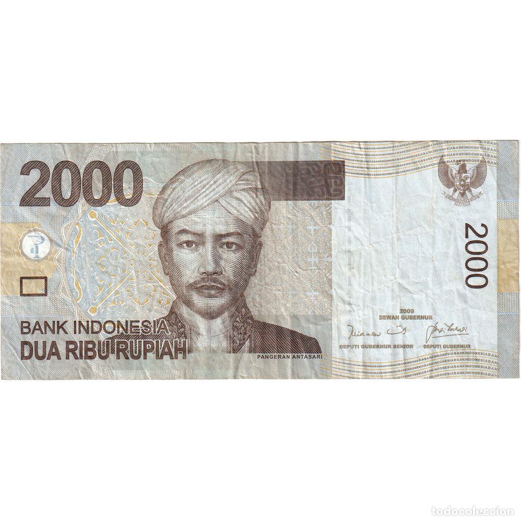 Billetes extranjeros: [#1234800] Billete, 2000 Rupiah, 2009, Indonesia, KM:148a, MBC