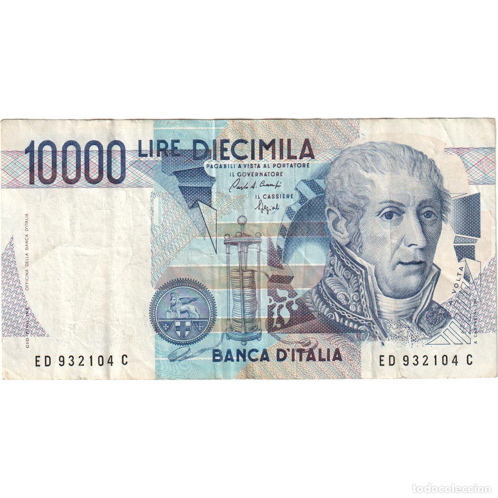 Billetes extranjeros: [#1234809] Billete, 10,000 Lire, UNDATED (1984), Italia, KM:112b, MBC