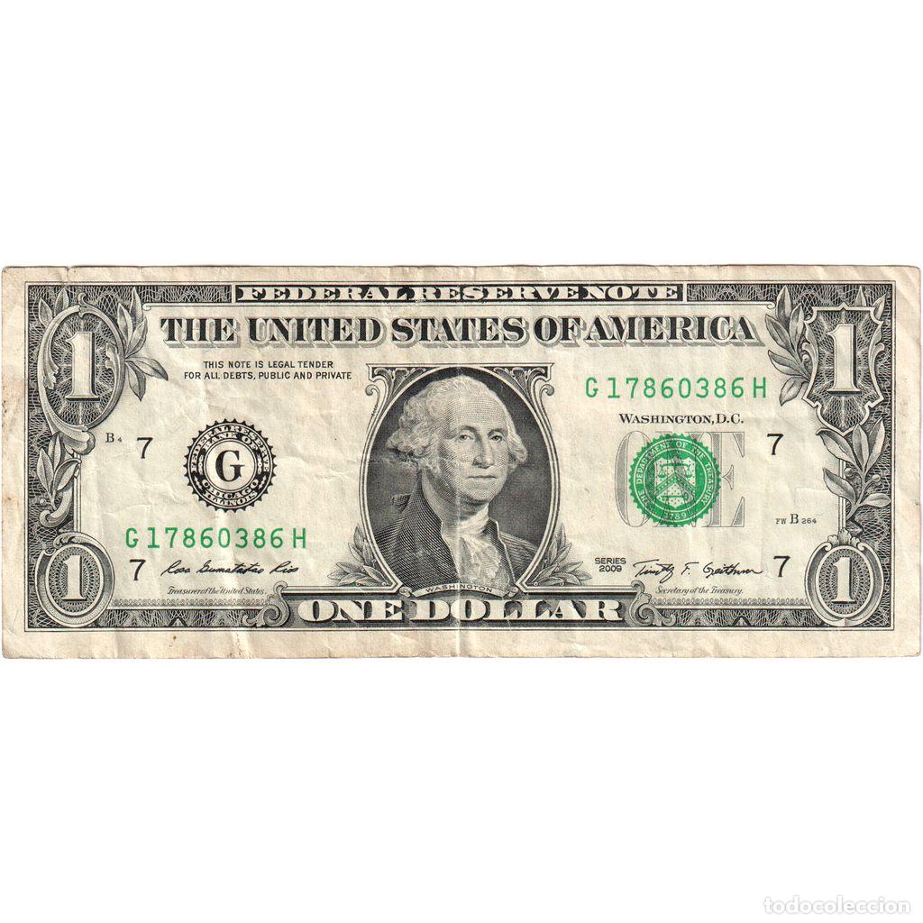 Billetes extranjeros: [#1234857] Estados Unidos, 1 Dollar, 2009, MBC