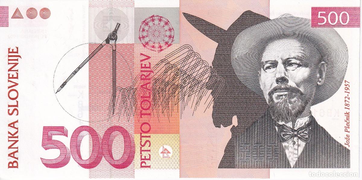 Billetes extranjeros: BILLETE DE ESLOVENIA DE 500 TOLARJEV DEL A&Ntilde;O 1992 SIN CIRCULAR (SC)