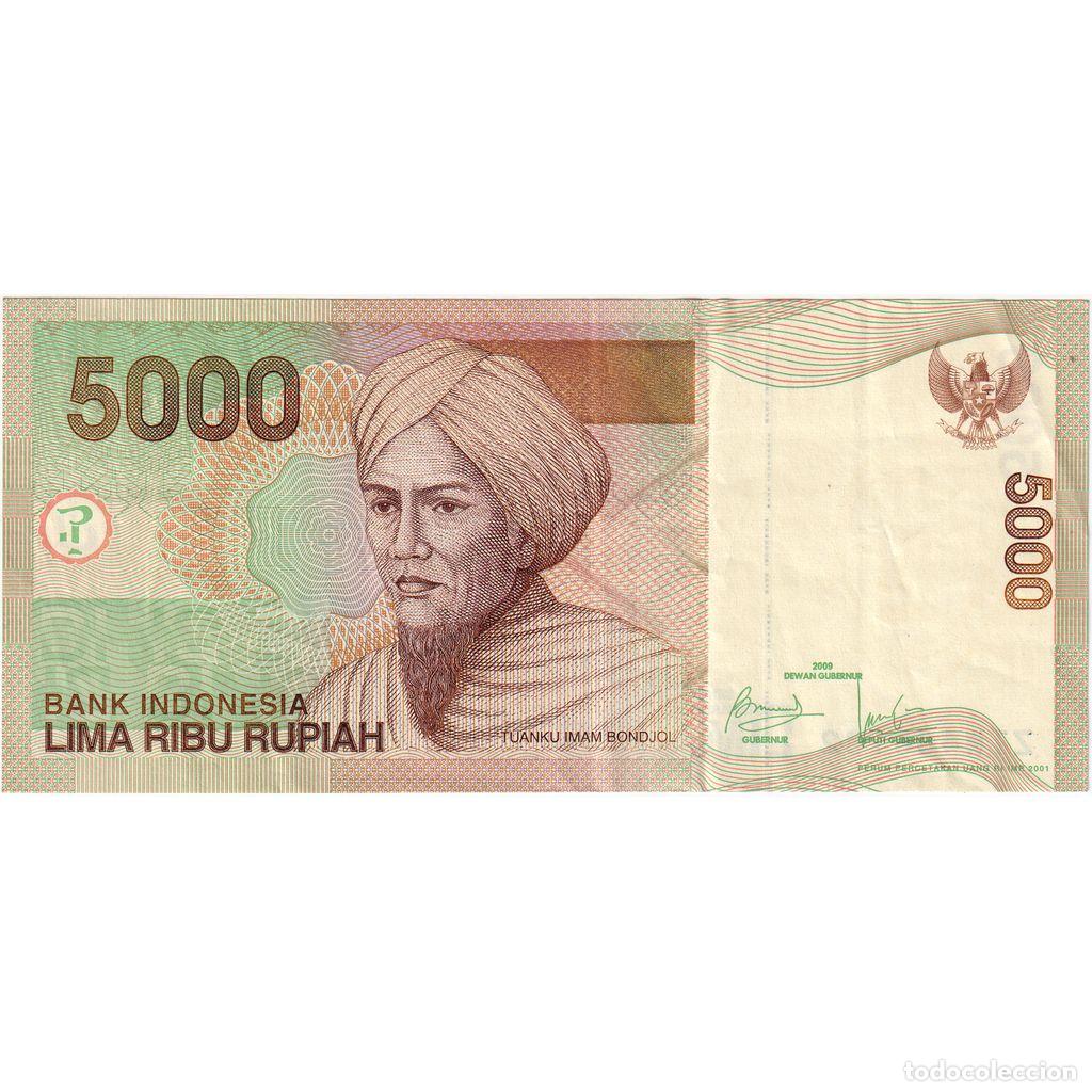 Billetes extranjeros: [#1234799] Indonesia, 5000 Rupiah, Undated (2009), MBC+