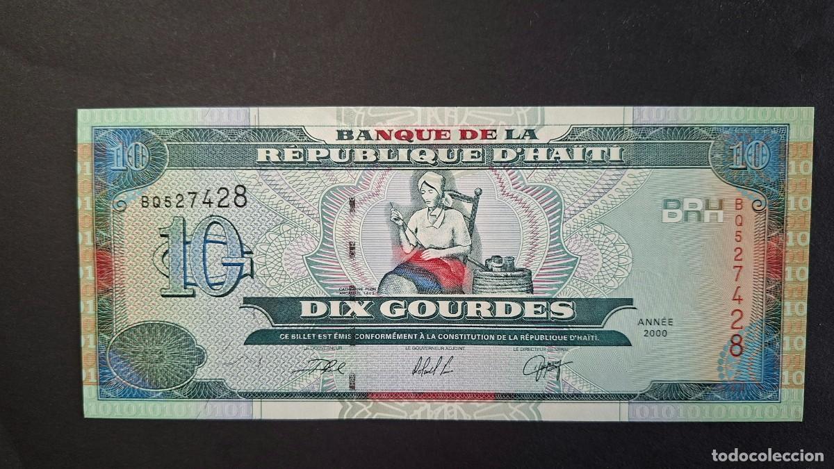 Billetes extranjeros: HAIT&Iacute; 10 GOURDES 2000 P-265a.2 SC