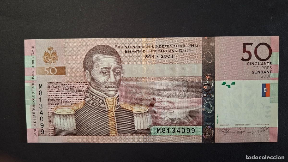 Billetes extranjeros: HAIT&Iacute; 50 GOURDES 2010 P-274c SC
