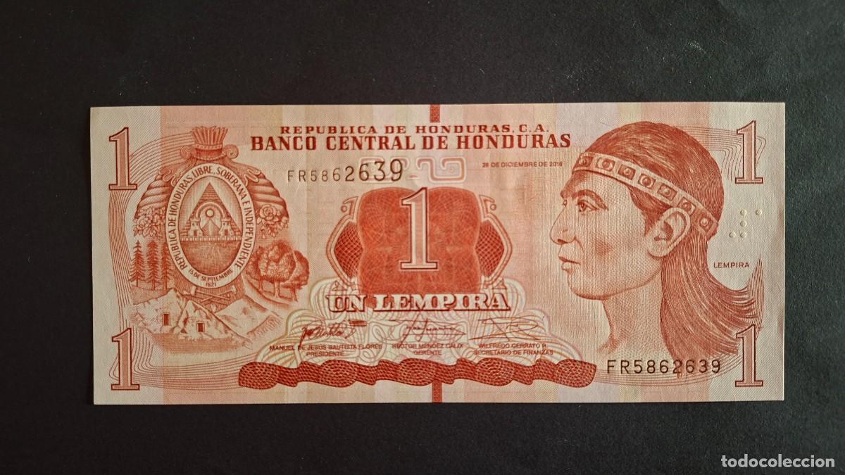 Billetes extranjeros: HONDURAS 1 LEMPIRA 2016 P-96c SC