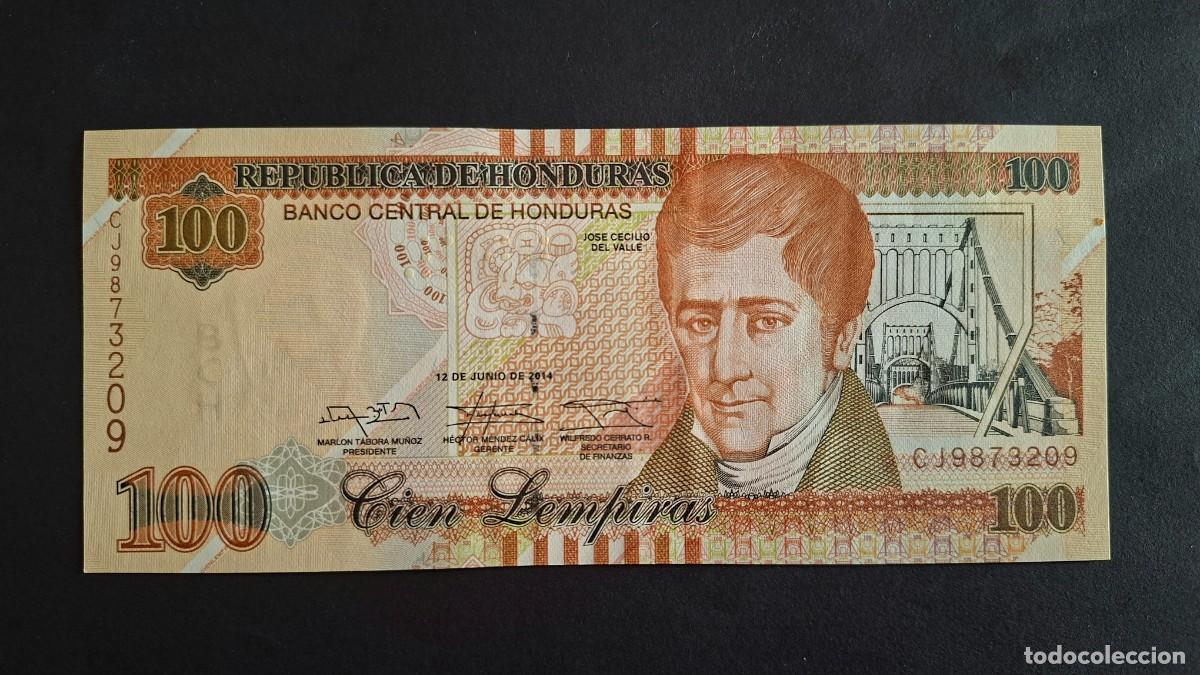 Billetes extranjeros: HONDURAS 100 LEMPIRAS 2014 P-102b SC