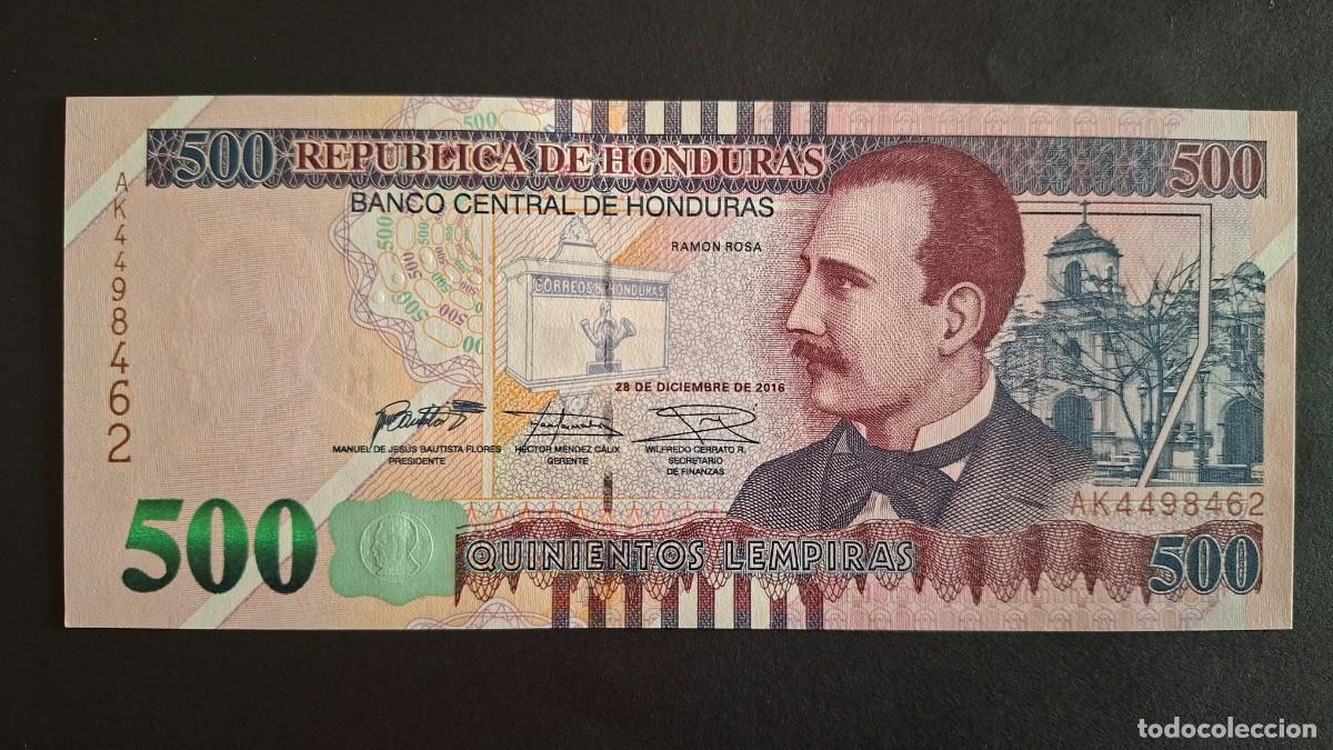Billetes extranjeros: HONDURAS 500 LEMPIRAS 2016 P-103c SC