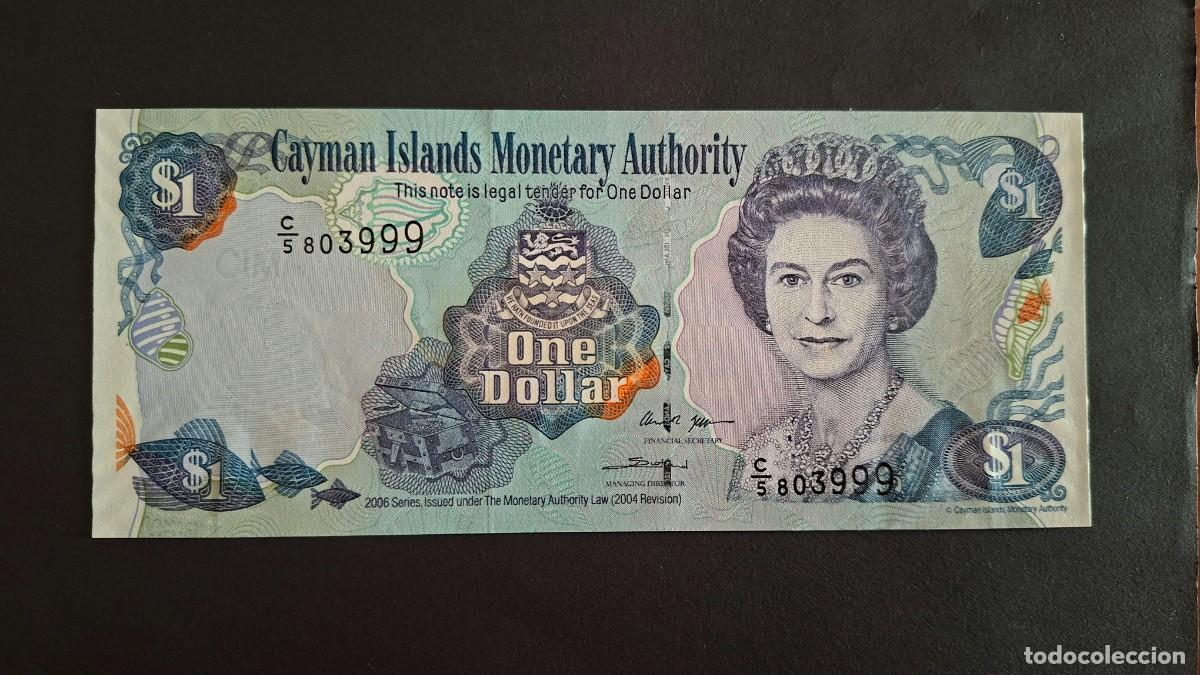 Billetes extranjeros: ISLAS CAYMAN CAIMAN 1 D&Oacute;LAR 2006 P-33b SC