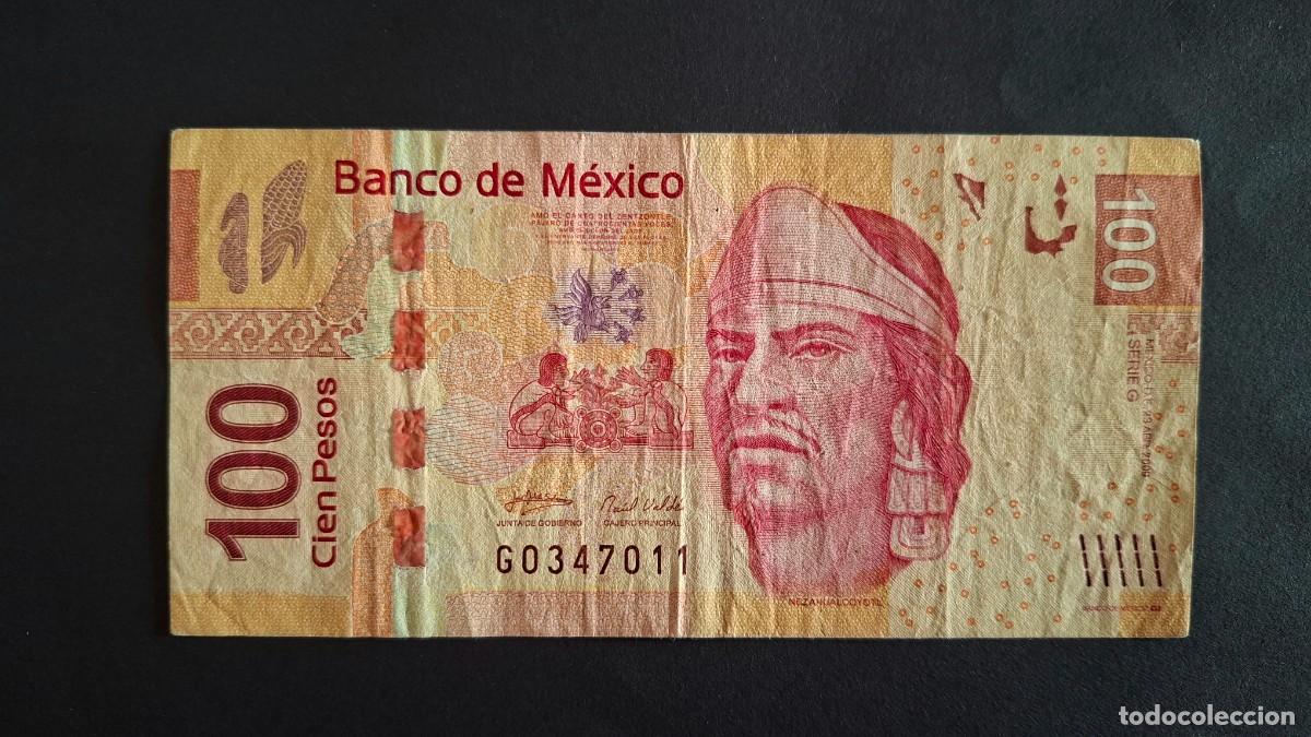 Billetes extranjeros: M&Eacute;XICO 100 PESOS 2009 P-124b.5 MBC