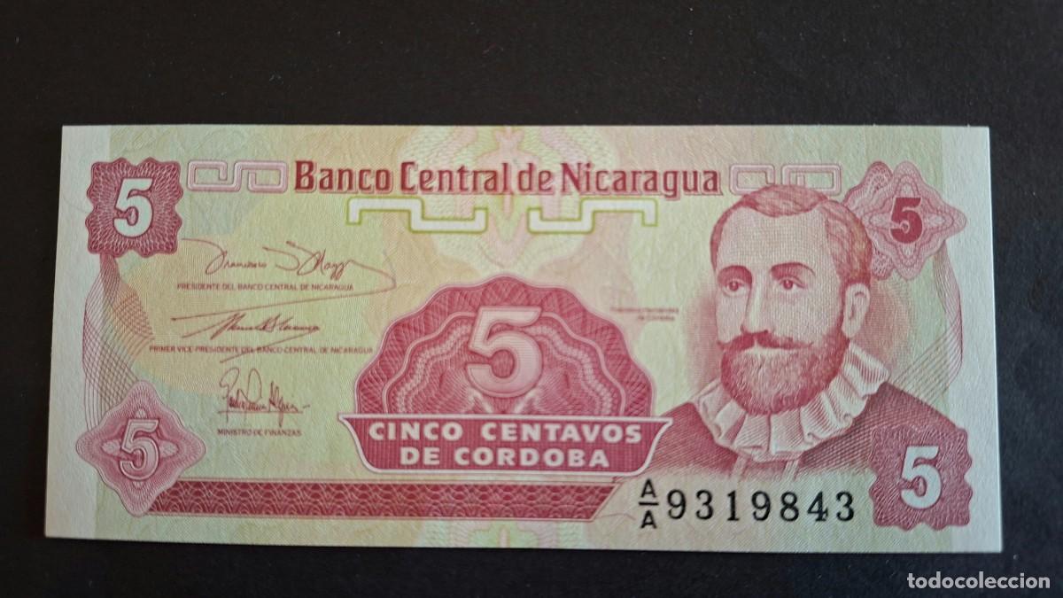 Billetes extranjeros: NICARAGUA LOTE 1, 5, 10 , 25 CENTAVOS + 1/2 C&Oacute;RDOBA 1991 P-167-171 SC