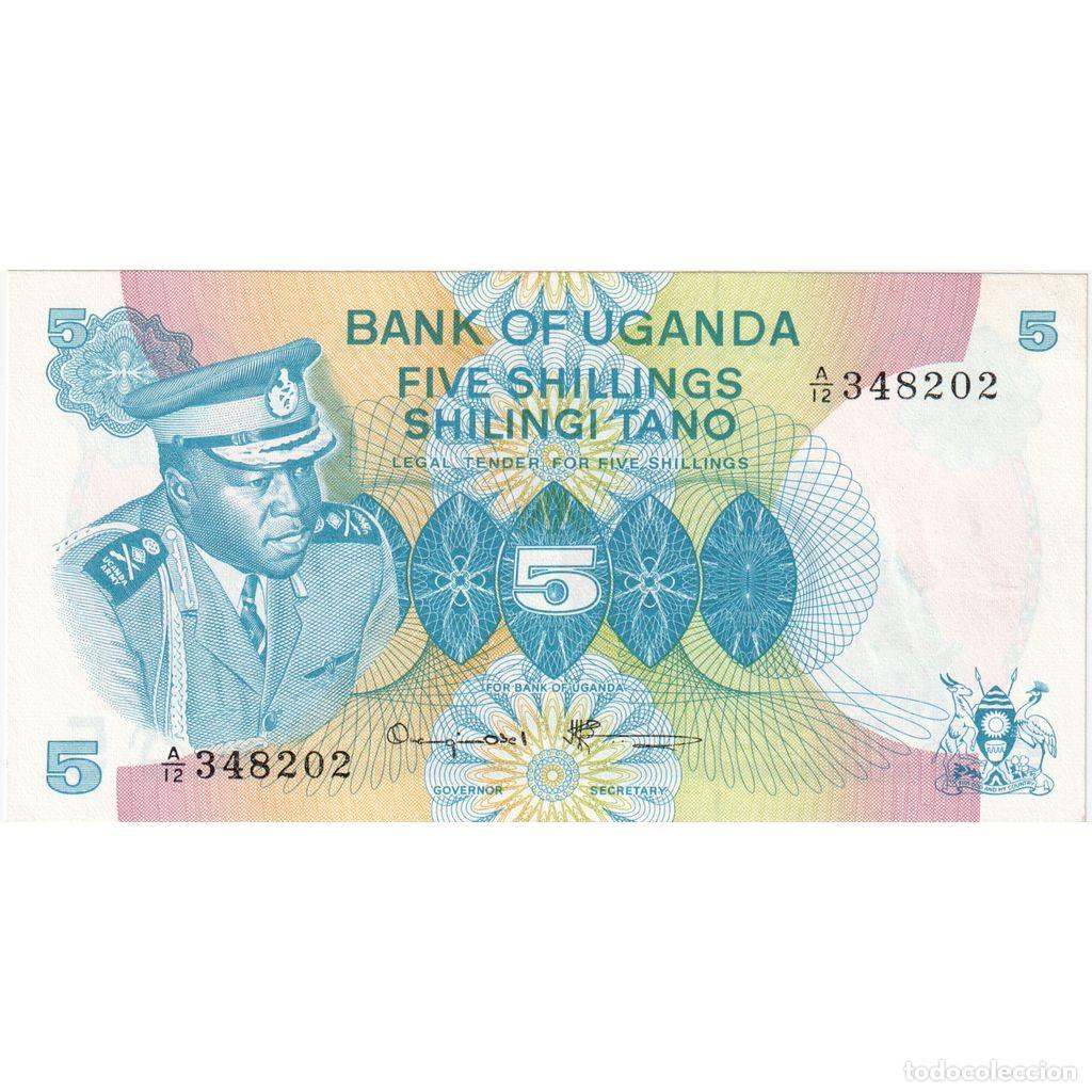 Billetes extranjeros: [#1185465] Uganda, 5 Shillings, UNC - Foto 1