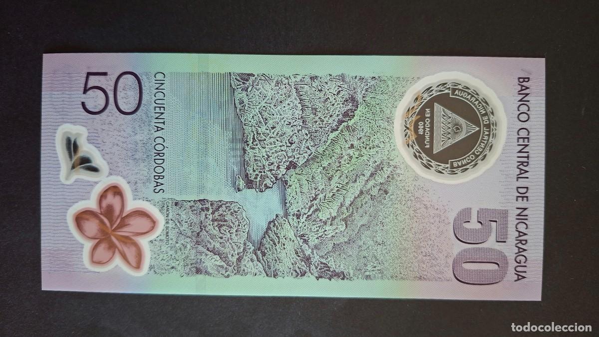 Billetes extranjeros: NICARAGUA 50 C&Oacute;RDOBAS 2009 POL&Iacute;MERO P-207a SC