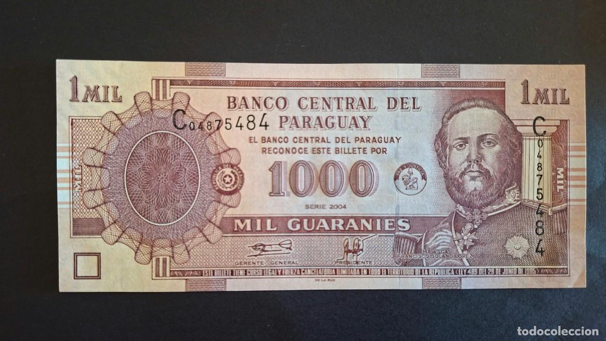 Billetes extranjeros: PARAGUAY 1000 GUARAN&Iacute;ES 2004 P-222a SC