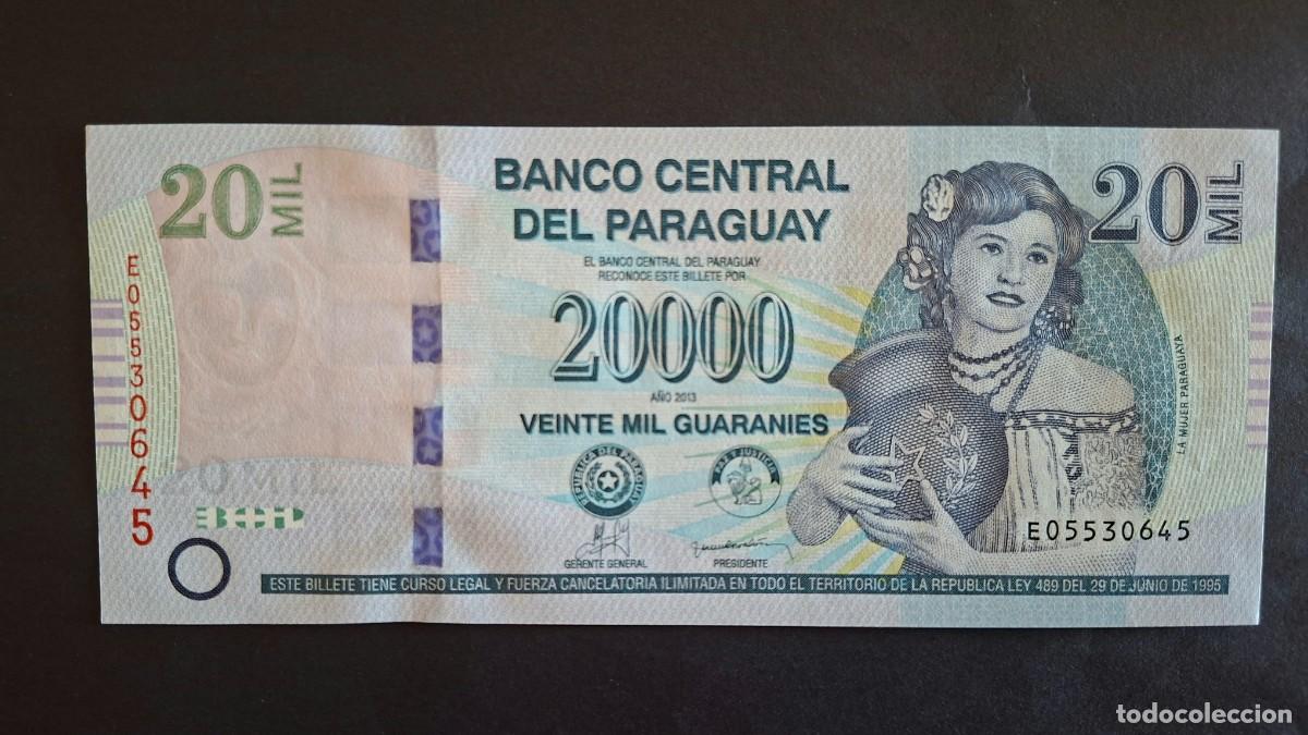 Billetes extranjeros: PARAGUAY 20000 GUARAN&Iacute;ES 2013 P-235a SC