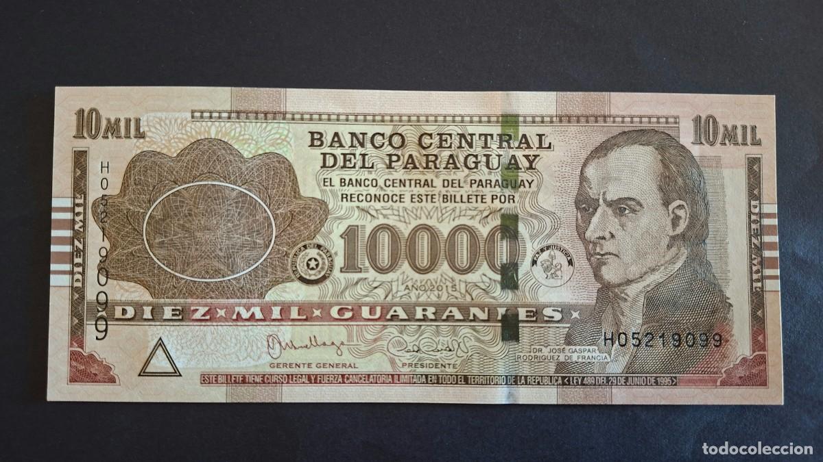 Billetes extranjeros: PARAGUAY 10000 GUARAN&Iacute;ES 2015 P-238Aa SC