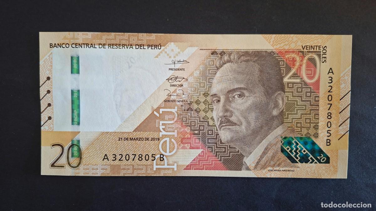 Billetes extranjeros: PER&Uacute; 20 SOLES 2019 P-197a SC