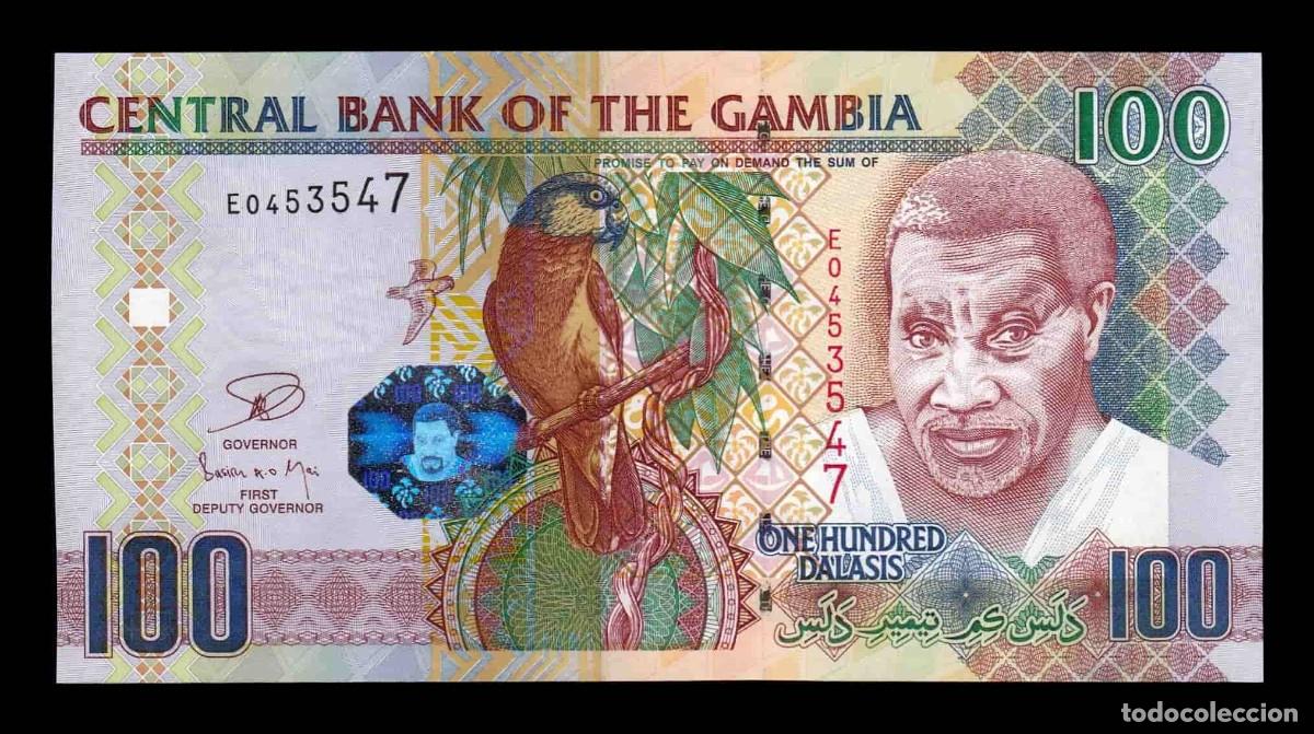 Billetes extranjeros: Gambia 100 Dalasis 2013 Pick 29c Sc Unc