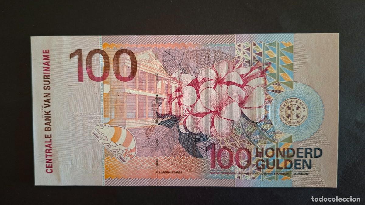 Billetes extranjeros: SURINAM 100 GULDEN 2000 P-149 SC