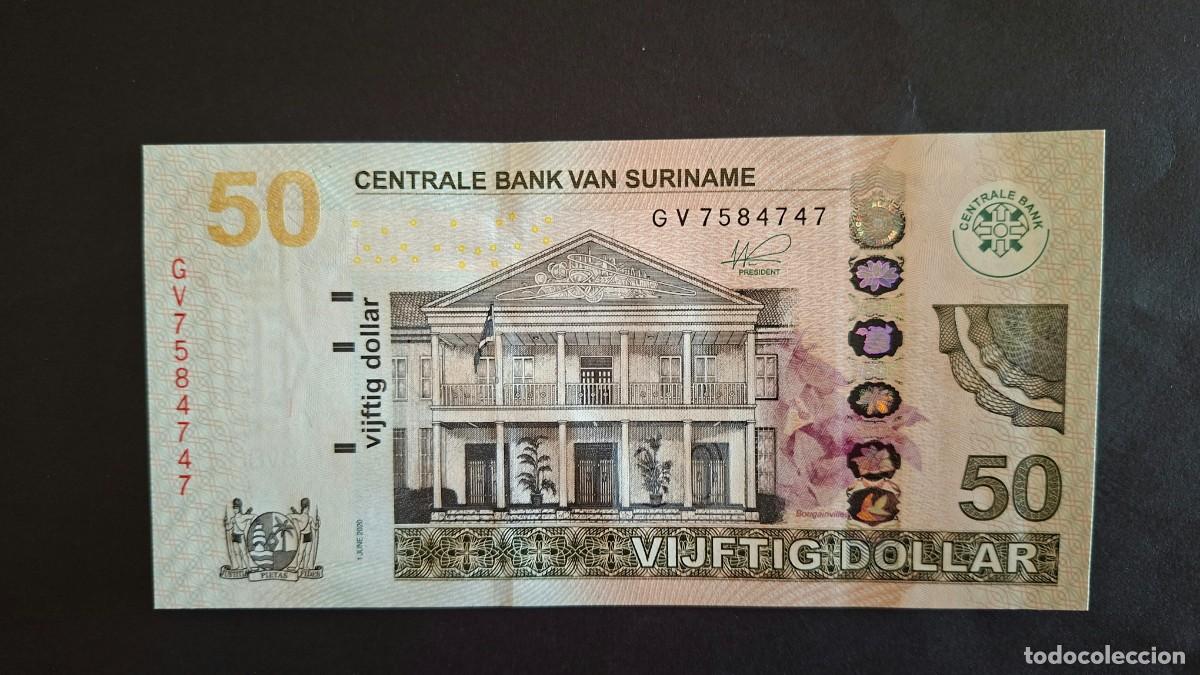 Billetes extranjeros: SURINAM 50 GULDEN 2020 P-165e SC