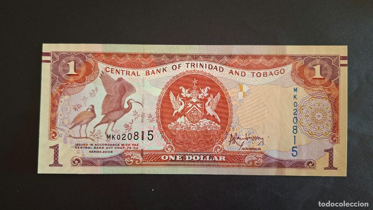 Billetes extranjeros: TRINIDAD & TOBAGO 1 D&Oacute;LAR 2014 P-46Aa.1 SC