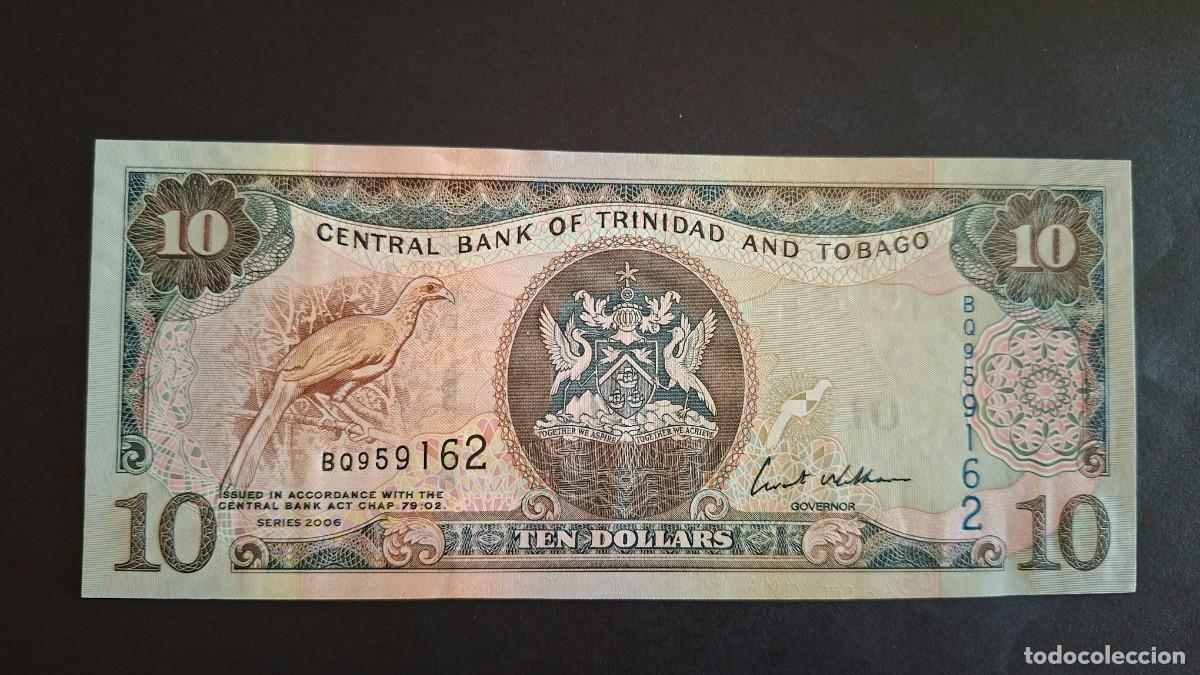 Billetes extranjeros: TRINIDAD & TOBAGO 10 D&Oacute;LARES 2014 P-48a SC