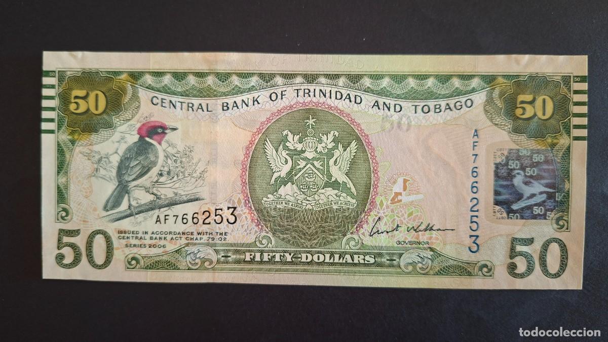 Billetes extranjeros: TRINIDAD & TOBAGO 50 D&Oacute;LARES 2006 P-50 SC