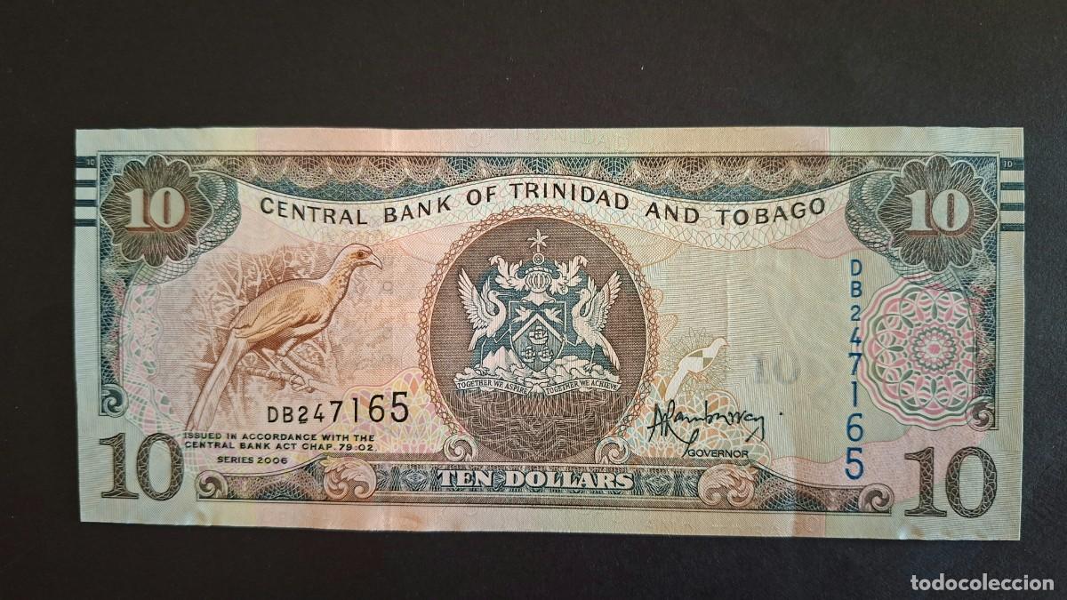 Billetes extranjeros: TRINIDAD & TOBAGO 10 D&Oacute;LARES 2014 P-57a SC
