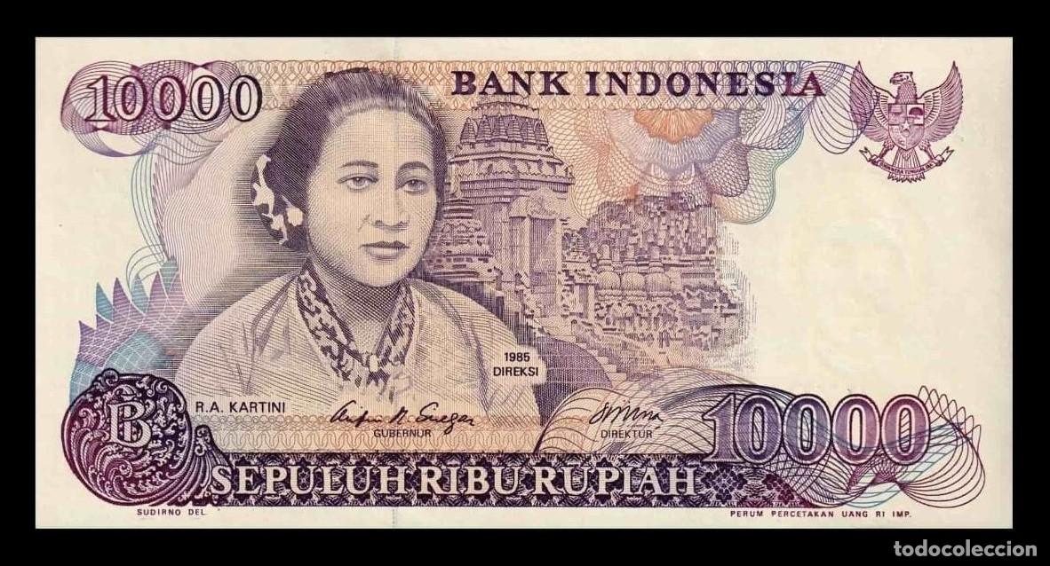 Billetes extranjeros: Indonesia 10000 Rupias 1985 Pick 126 Sc Unc