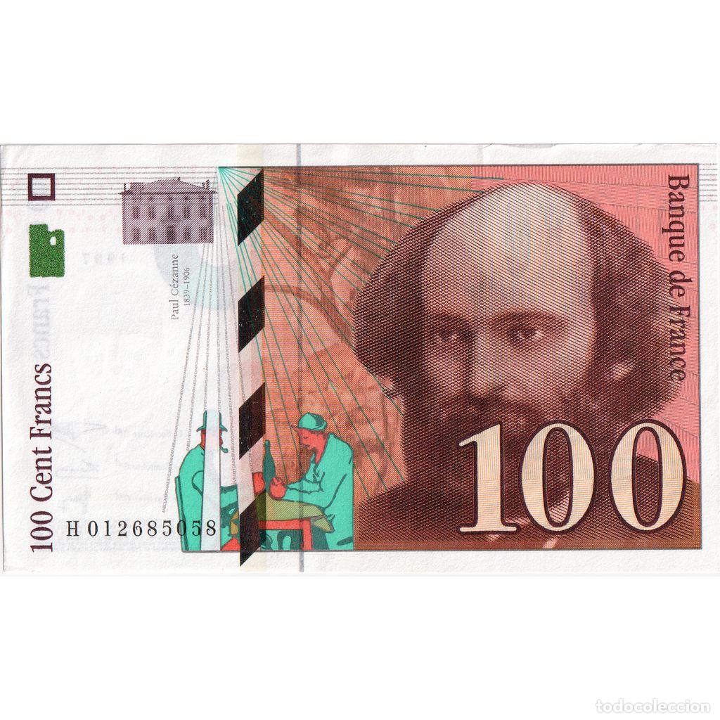 Billetes extranjeros: [#1242875] Francia, 100 Francs, C&eacute;zanne, 1997, H.012, EBC