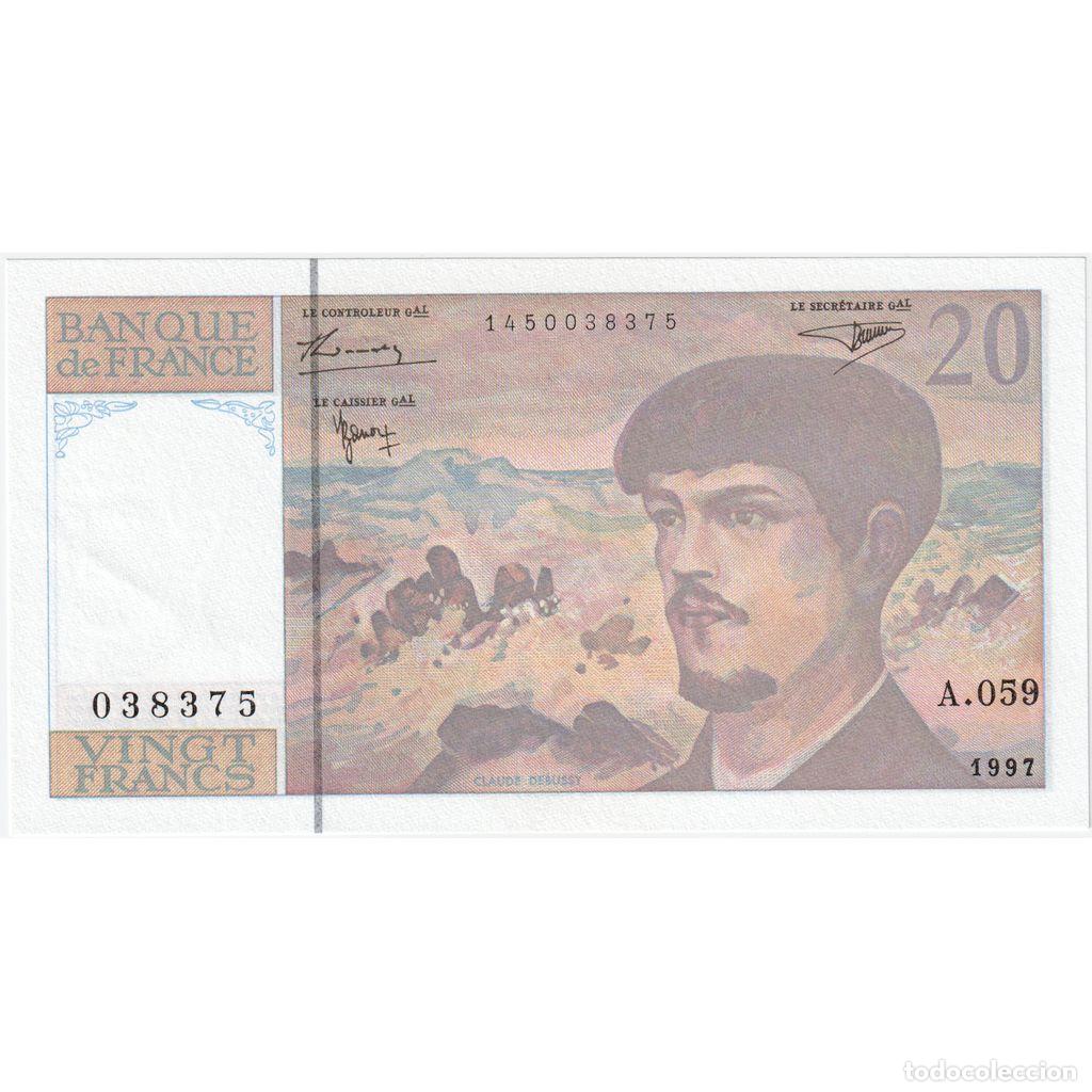 Billetes extranjeros: [#1515612] Francia, 20 Francs, Debussy, A.059, UNC