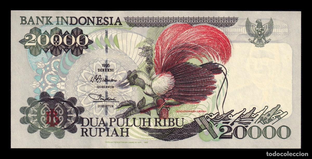 Billetes extranjeros: Indonesia 20000 Rupias 1995 Pick 135a Sc Unc