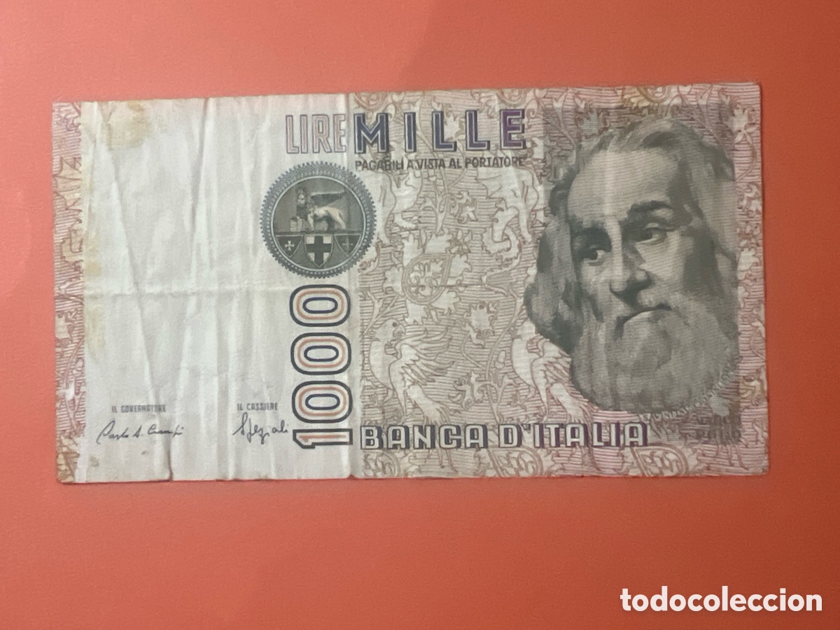 Billetes extranjeros: A33. ITALIA - 1000 LIRAS - 1982