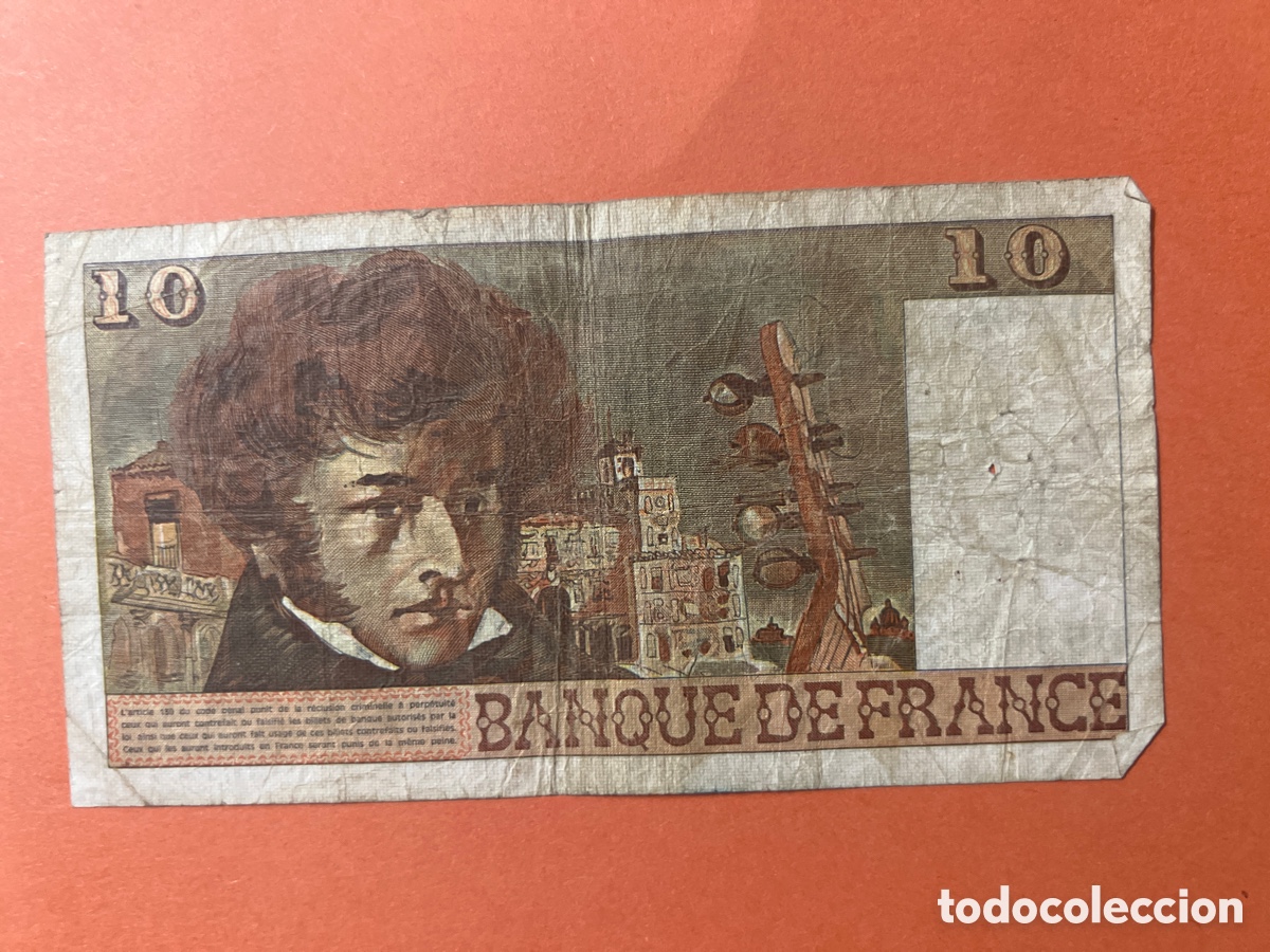 Billetes extranjeros: A37. Billete Francia 10 Francos - Foto 2