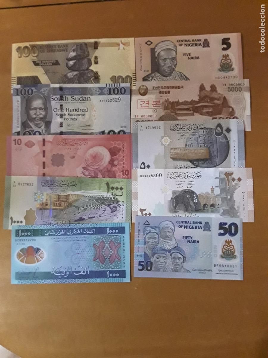 Billetes extranjeros: LOTE 100 BILLETES MUNDIALES DIFERENTES SIN CIRCULAR.