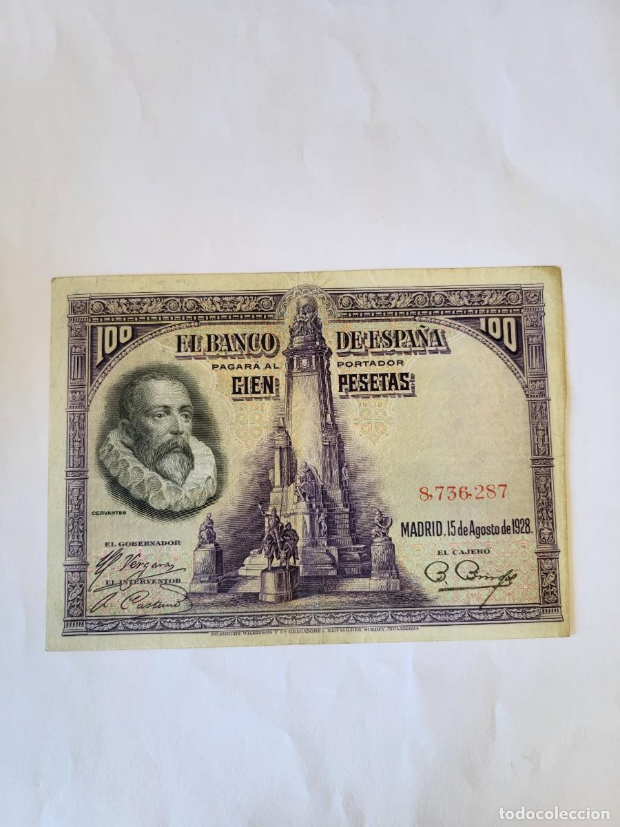 Billetes extranjeros: Billete 100 Pesetas 1928 Espa&ntilde;a