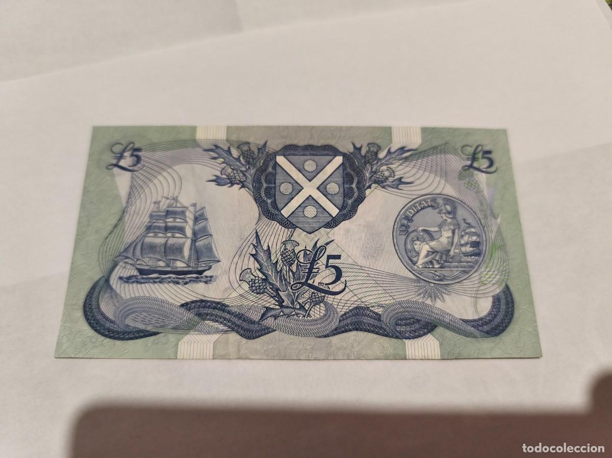 Billetes extranjeros: Escocia 5libras 1984 VF+. - Foto 2