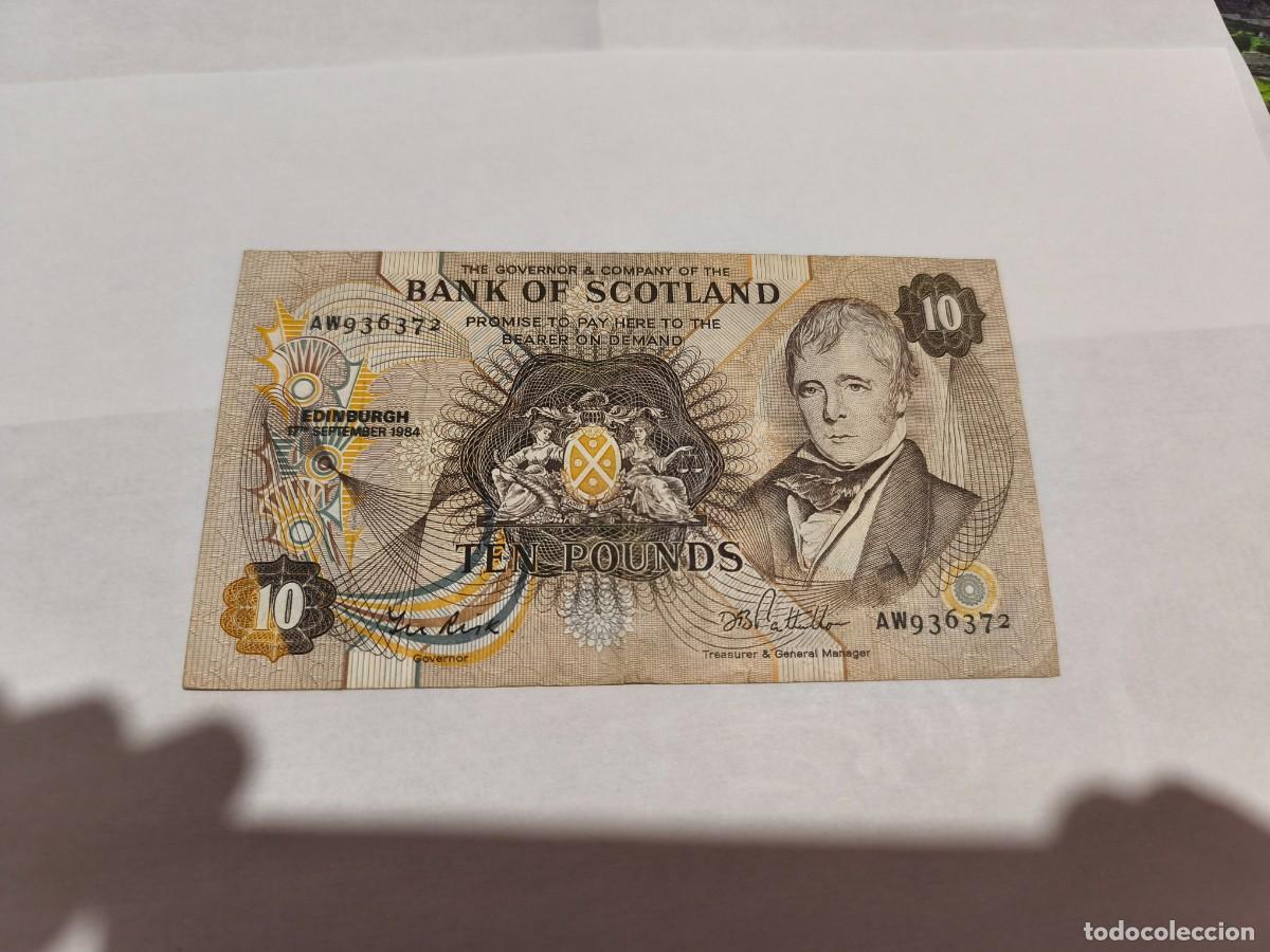 Billetes extranjeros: Escocia 10Libras 1984 VF. - Foto 1
