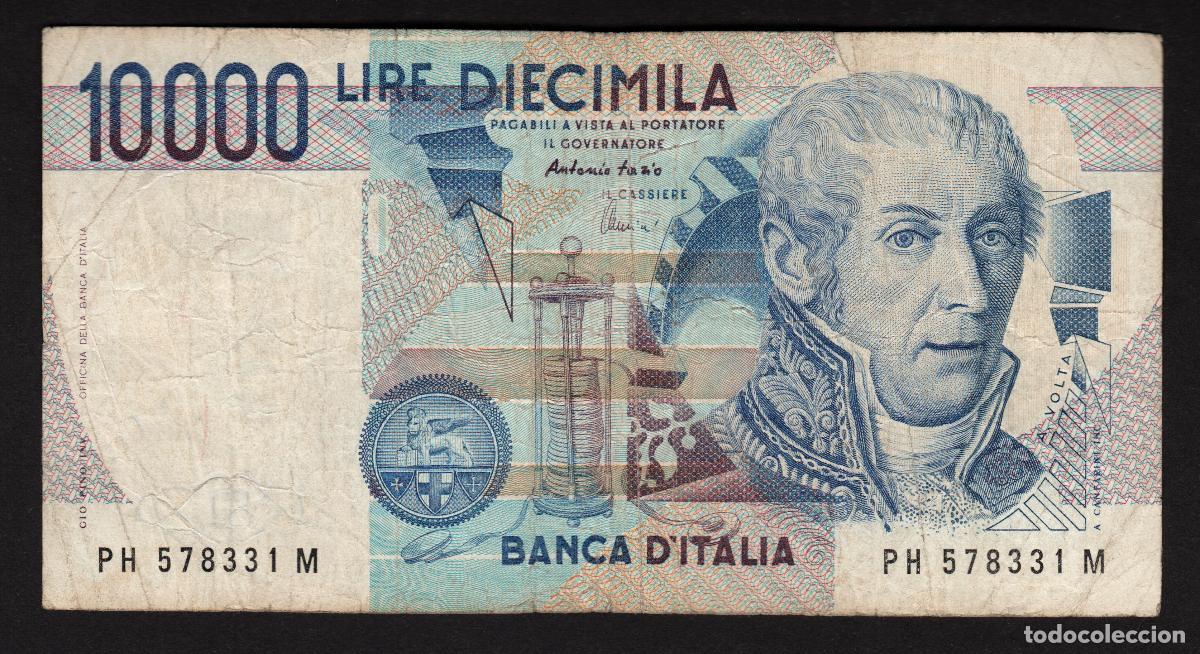 International Banknotes: ITALIA. 10000 lire 3.9. 1984. Firmas: Fazio - Amici.